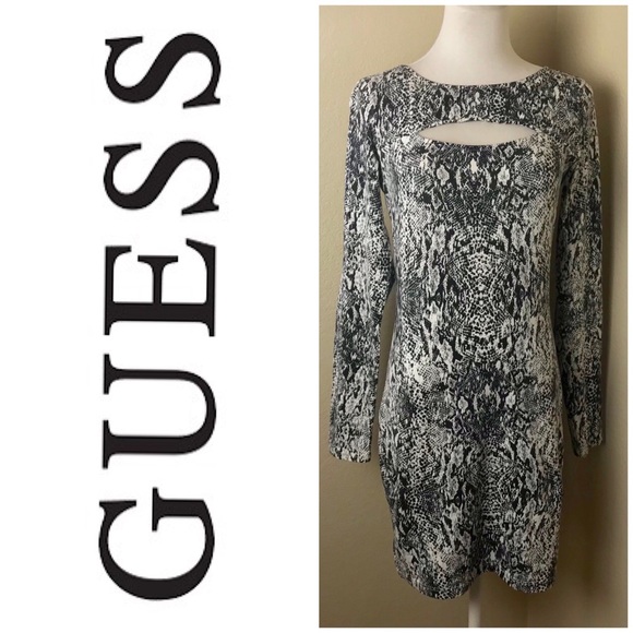 Guess Dresses & Skirts - Guess Sexy Black&White Dress. Sz L